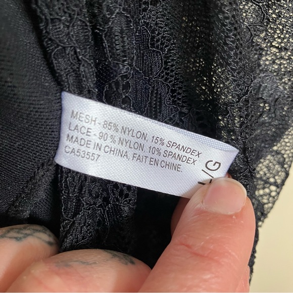 Body Beautiful Lace-Trim Shape Wear Bodysuit Women’s Large - Picture 11 of 13